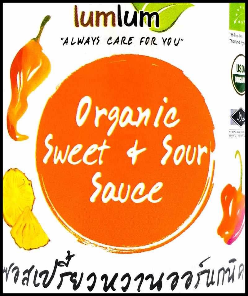 Lumlum Organic Sweet & Sour Sauce (200g) - Organics.ph