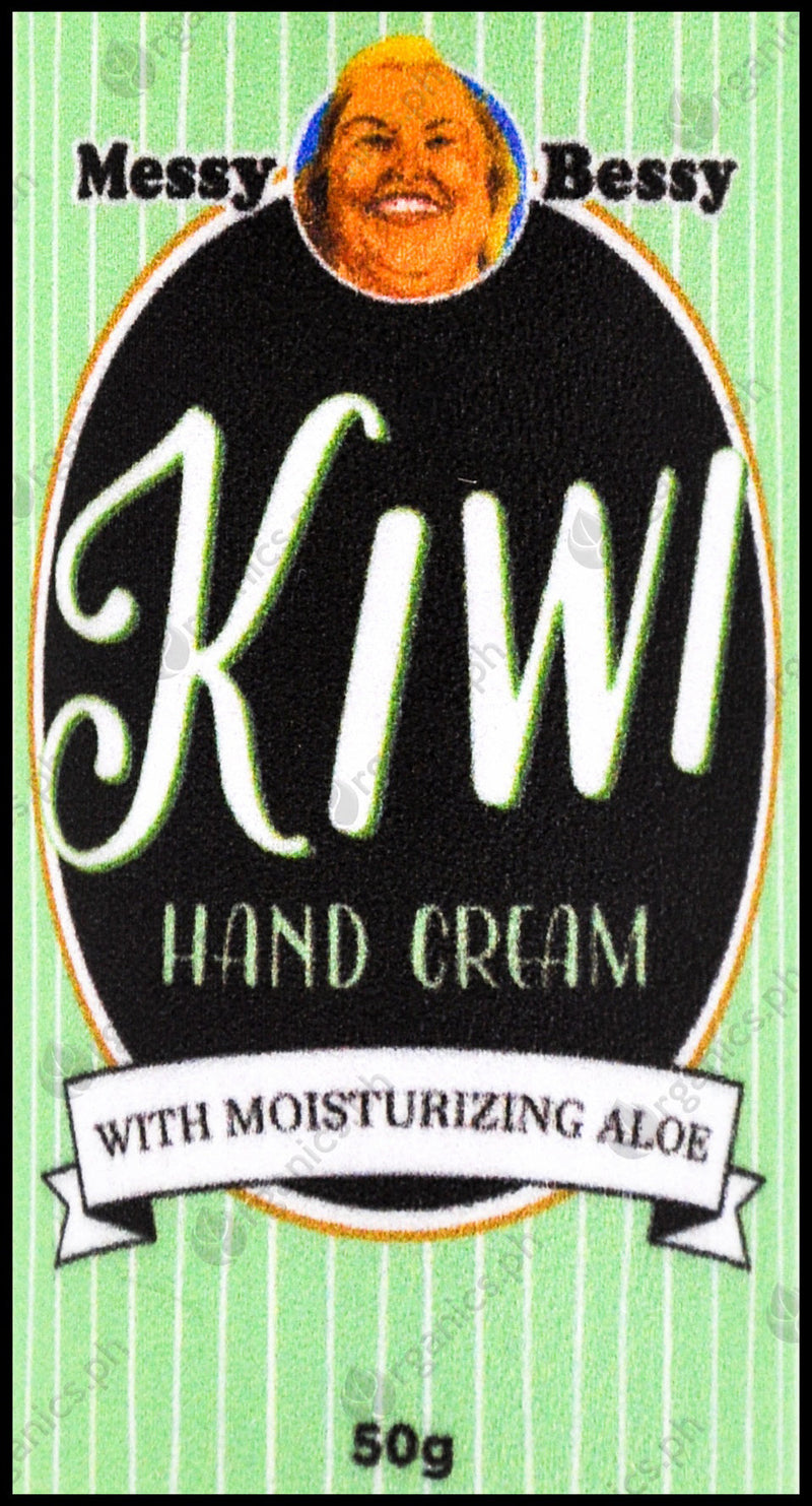 Messy Bessy Natural Hand Cream - Kiwi (50g) - Organics.ph