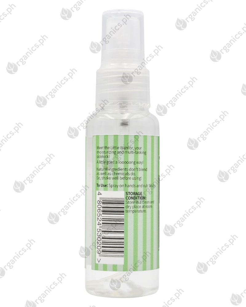 Messy Bessy The Little Warrior Natural Hand Sanitizer - Green Tea (50ml) - Organics.ph