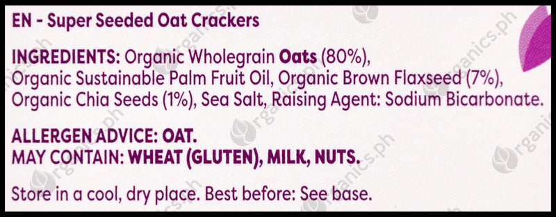 Nairn's Organic Super Seeded Oat Crackers (200g) - Organics.ph