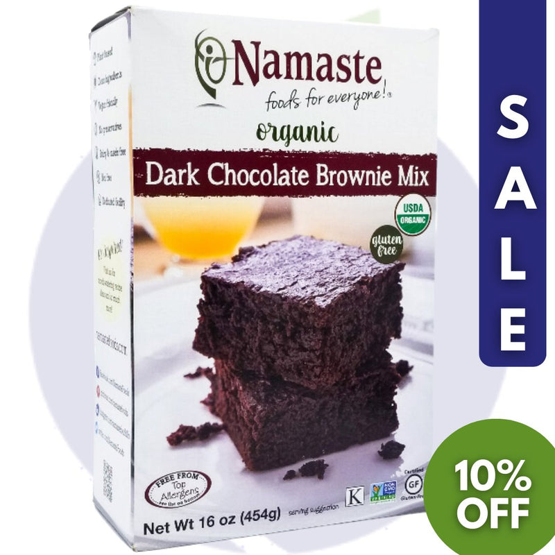 Namaste Organic Brownie Mix - Dark Chocolate (454g) - Slightly Damaged - Organics.ph