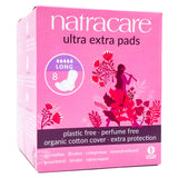 Natracare Organic Ultra Extra Sanitary Pads with Wings - Long (8 pads) - Organics.ph