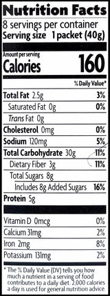 Nature's Path Organic Instant Oatmeal - Blueberry Cinnamon Flaxseed (320g) - Organics.ph