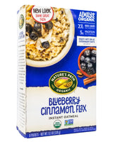 Nature's Path Organic Instant Oatmeal - Blueberry Cinnamon Flaxseed (320g) - Organics.ph