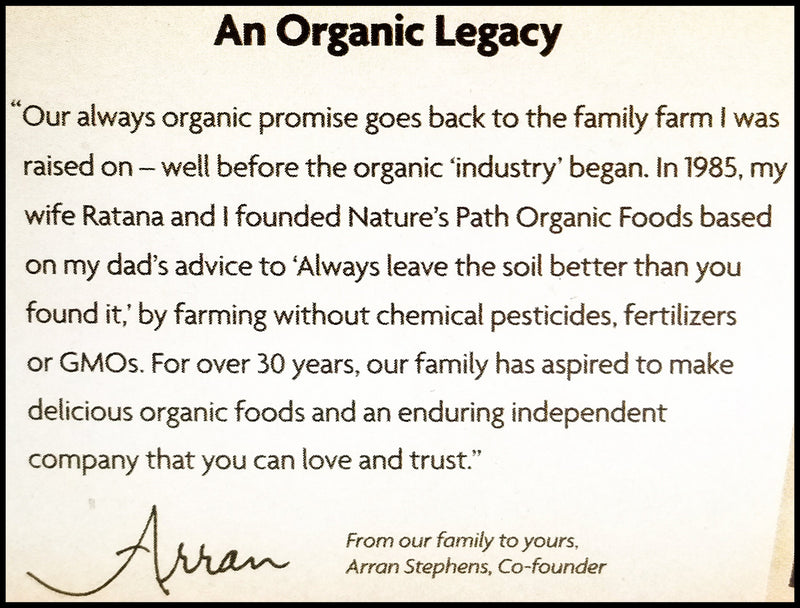 Nature's Path Organic Instant Oatmeal - Original (400g) - Organics.ph