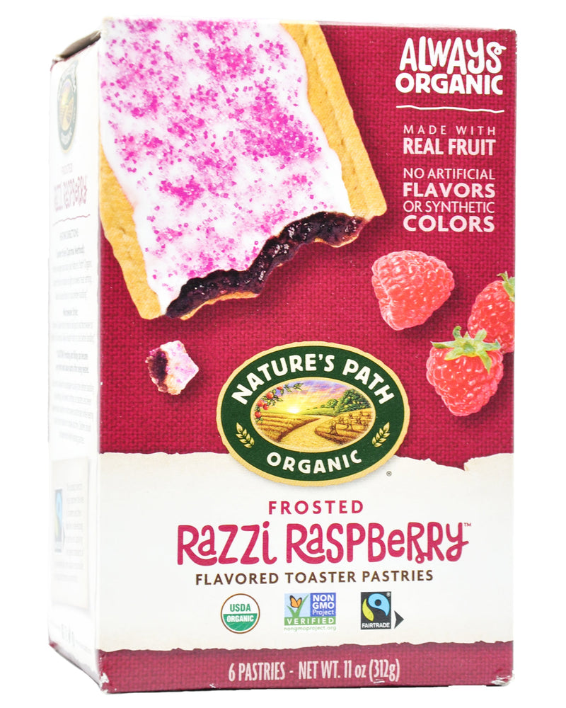 Nature's Path Organic Toaster Pastries - Frosted Razzi Raspberry (312g) - Organics.ph