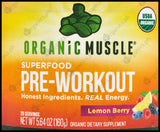 Organic Muscle Superfood Pre-Workout Powder - Lemon Berry (160g) - Organics.ph