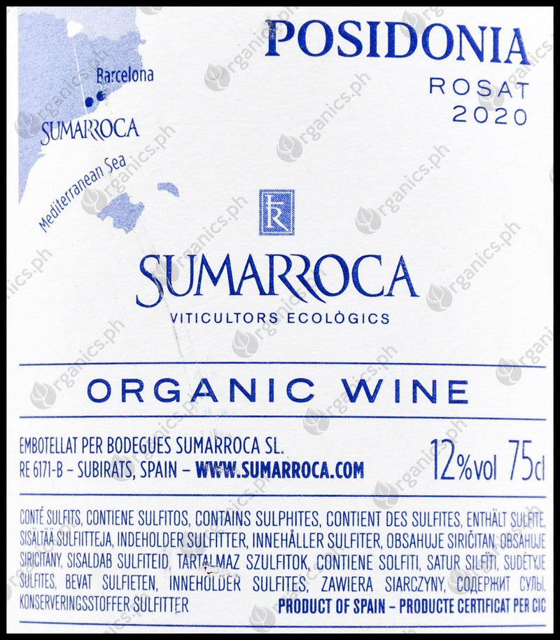 Posidonia Organic Rose Wine (750ml) - Organics.ph