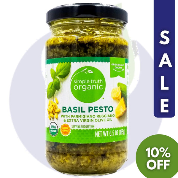 Simple Truth Organic Basil Pesto (185g) - Slightly Damaged - Organics.ph