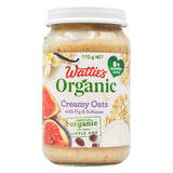 Wattie's Organic Baby Food 8+ Months - Creamy Oats w/ Fig & Sultanas (170g) - Organics.ph