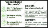 Wonderhome Naturals Hypoallergenic Hydrating Hand Sanitizer (50ml) - Organics.ph