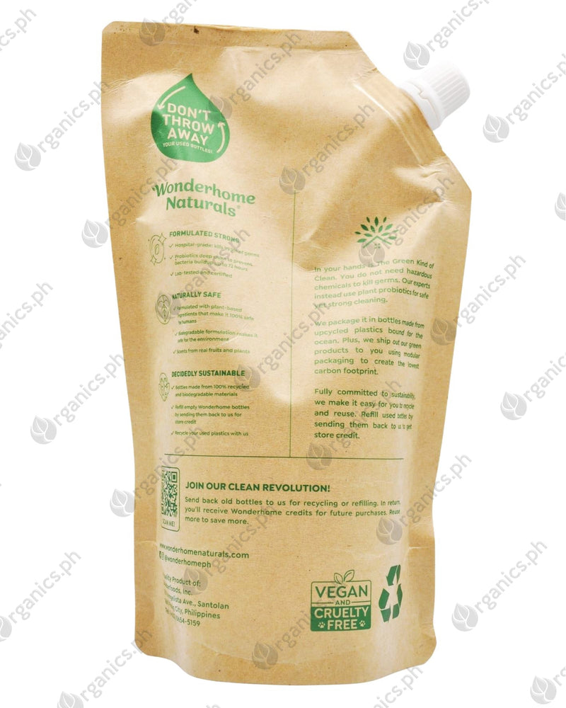 Wonderhome Naturals Yoga Mat Cleaner - Organic Citrus Oil - Refill Pack (500ml) - Organics.ph